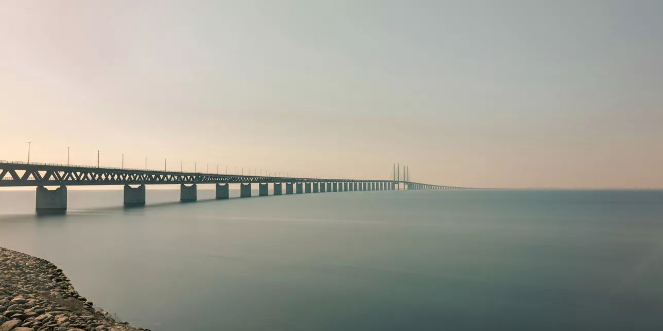 Stock photo of the Öresunds Bridge.