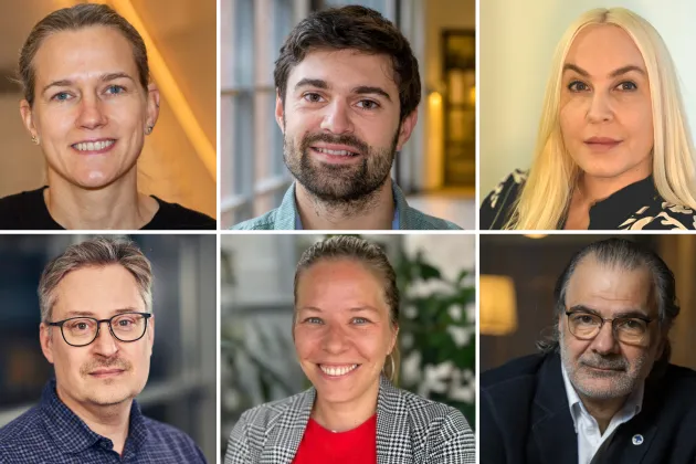 Image collage with portraits of this year's SCC VR grantees. 2025. 