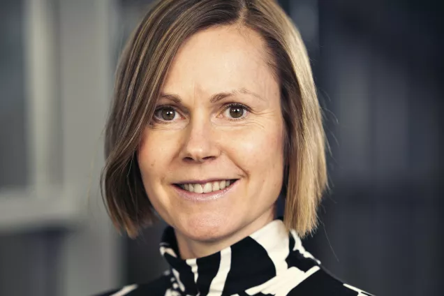 Portrait of Christine Karlsson. Photo by Johan Persson.